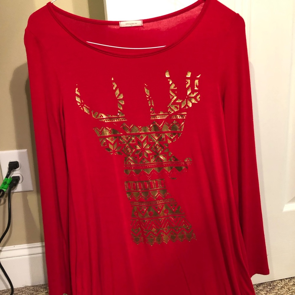 Red Christmas boutique dress